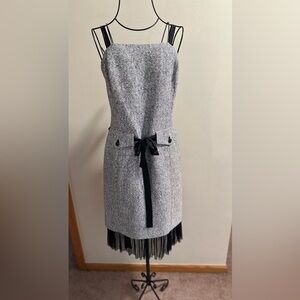 Carlisle Vintage Tulle Fringe Dress